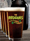 ShamROCK : Growler Pint Glass Gift Sets - Color Printed