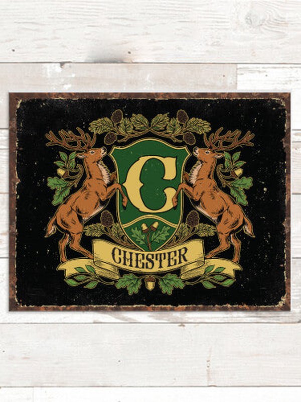 Stag Coat Of Arms : Tin Signs product image 1