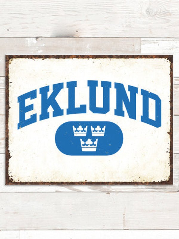 Swedish Varsity : Tin Signs