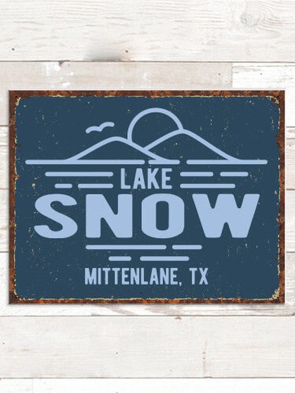 Vintage Lake : Tin Signs