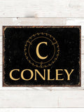 Woodworking Monogram : Tin Signs