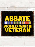 WW2 European Veteran : Tin Signs