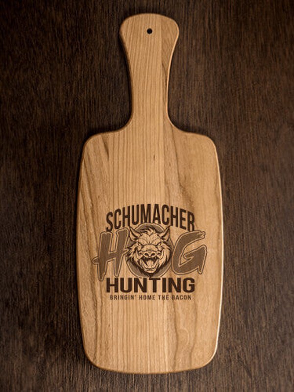Hog Hunting : Cheese Boards - Engraved