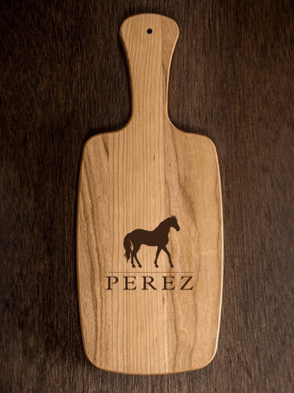Horse : Cheese Boards - Engraved