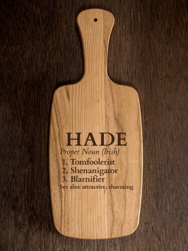 Irish Definition : Cheese Boards - Engraved