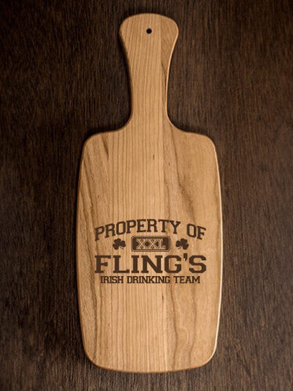 Irish Drinking Team : Cheese Boards - Engraved