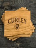 Irish Harp : Coasters - Engraved