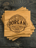 Irish Public House : Coasters - Engraved