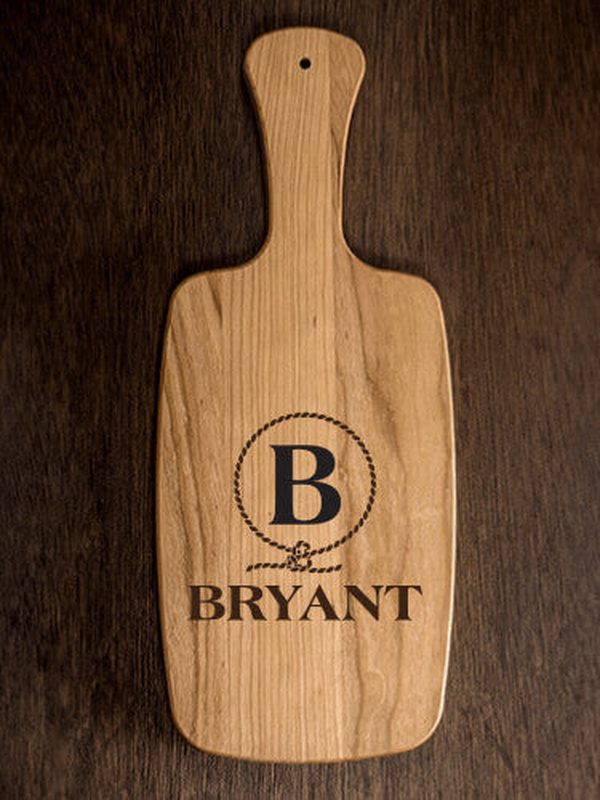 Lasso Monogram : Cheese Boards - Engraved