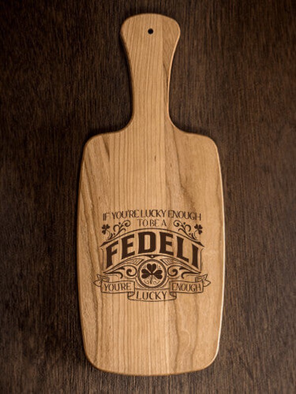 Lucky Enough : Cheese Boards - Engraved