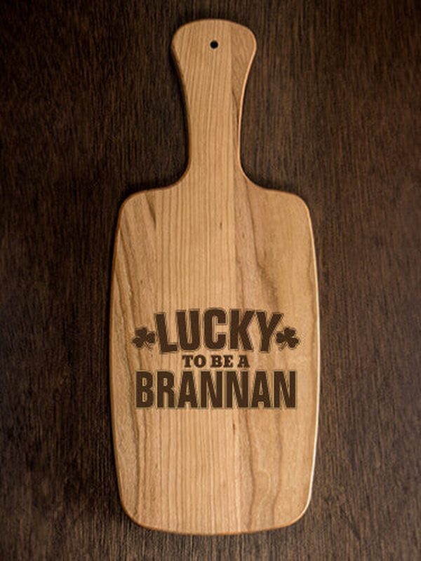 Lucky To Be : Cheese Boards - Engraved