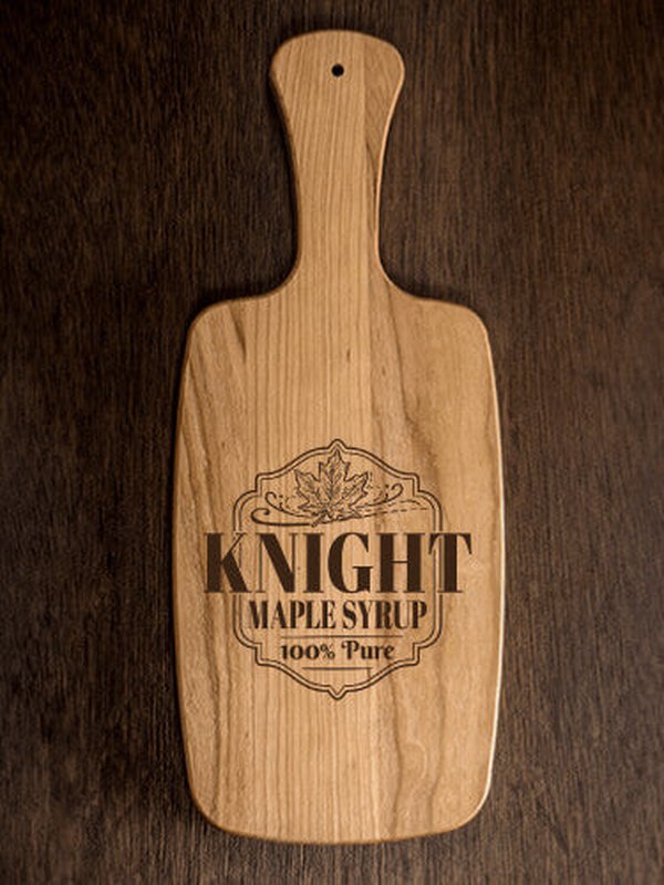 Maple Syrup : Cheese Boards - Engraved