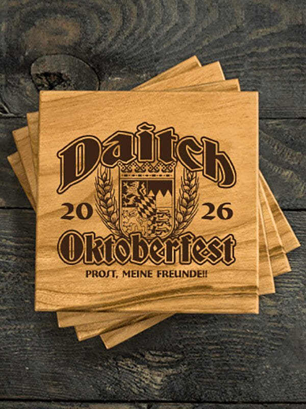 Oktoberfest : Coasters - Engraved
