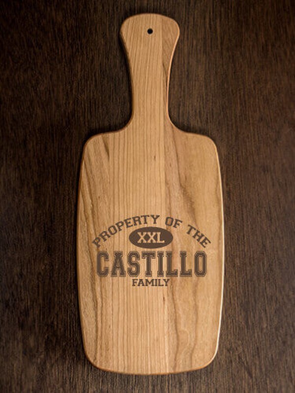 Property of Family : Cheese Boards - Engraved