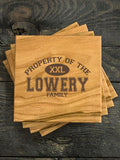 Property of Family : Coasters - Engraved