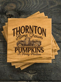 Pumpkins : Coasters - Engraved