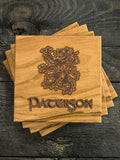 Scottish Lion : Coasters - Engraved