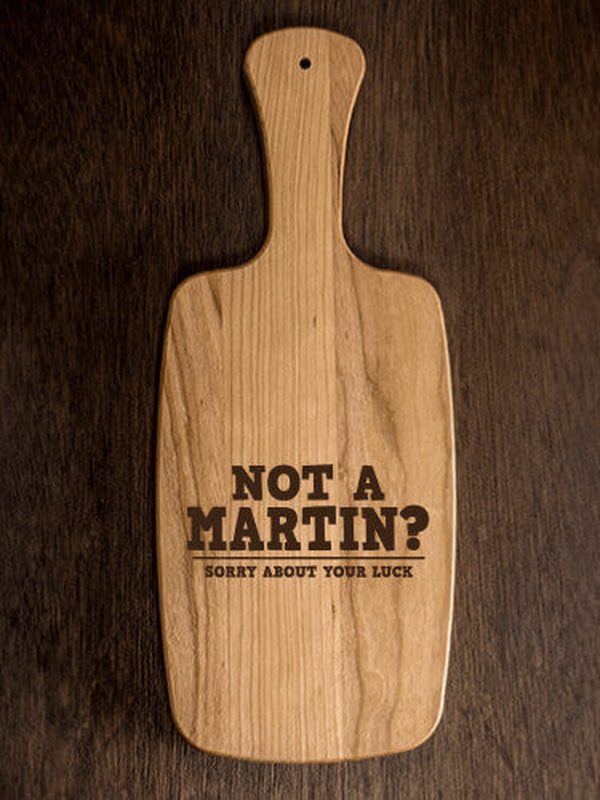 Sorry About Your Luck : Cheese Boards - Engraved