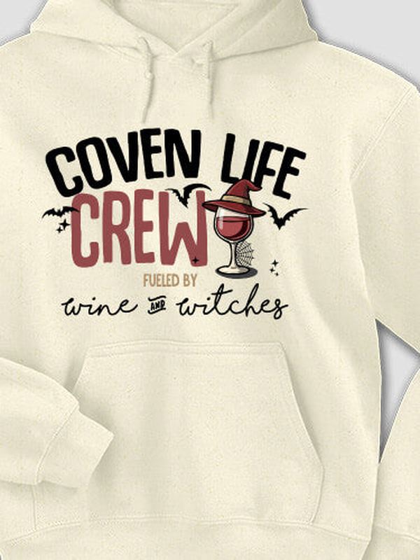 Wine And Witches : Printed Hoodies product image 1