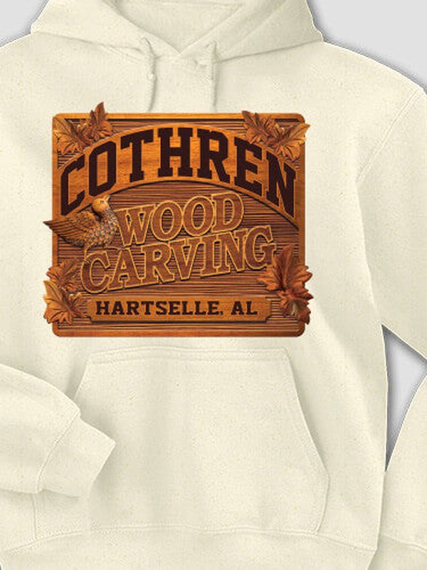 Wood Carving : Printed Hoodies product image 3