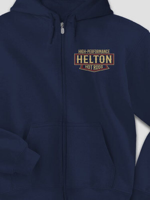 High-Performance Hot Rods : Embroidered Zip Hoodies product image 4