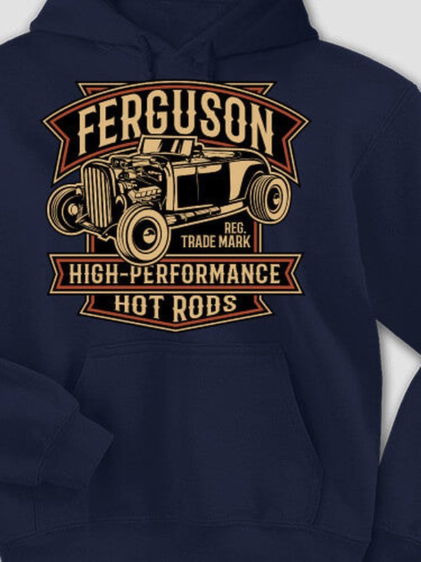 High-Performance Hot Rods : Printed Hoodies product image 5