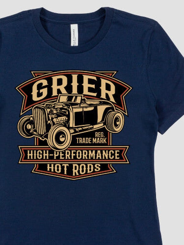 High-Performance Hot Rods : Premium Printed T-Shirts