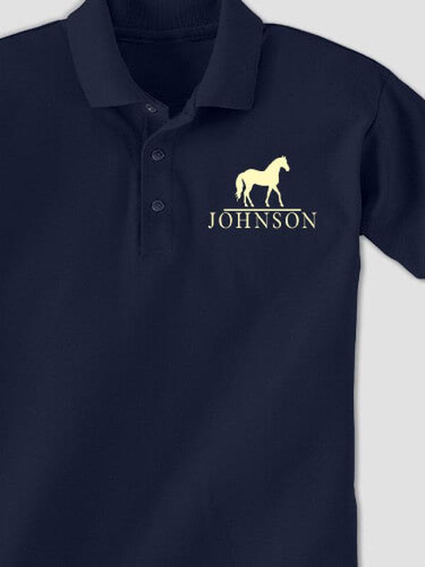 Horse : Embroidered Polo Shirts product image 2