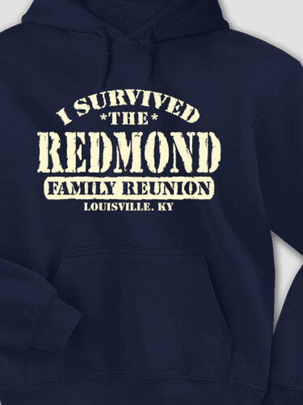 I Survived Reunion : Printed Hoodies product image 3
