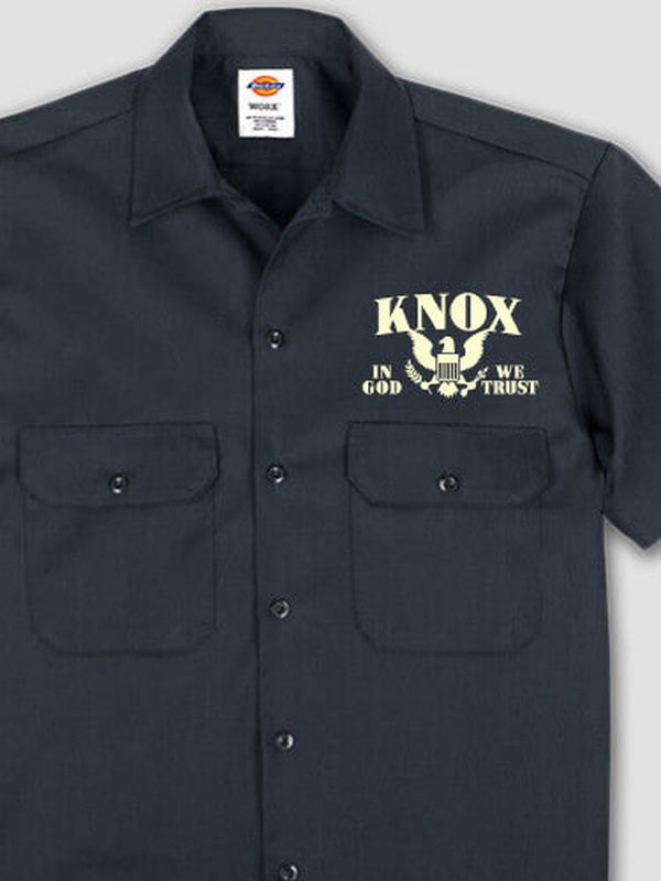 In God We Trust : Embroidered Work Shirts product image 2