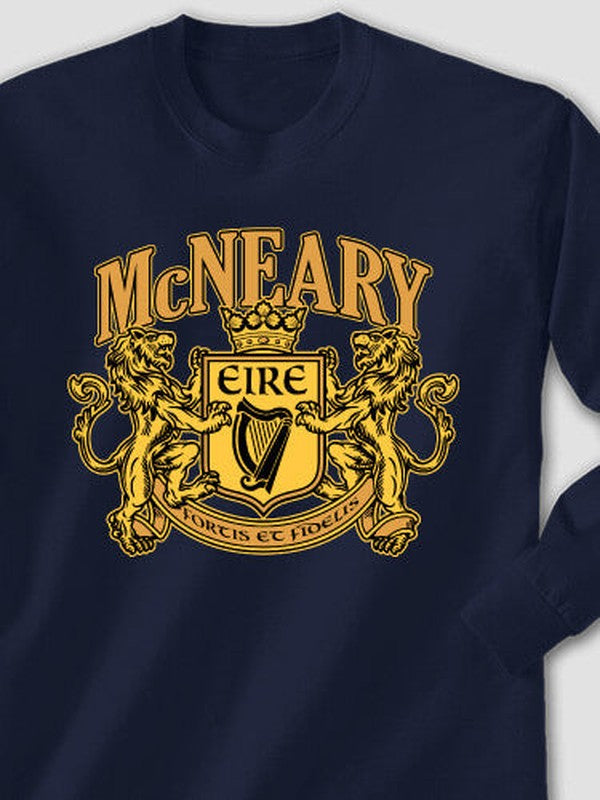 Irish Crest : Printed Long Sleeves