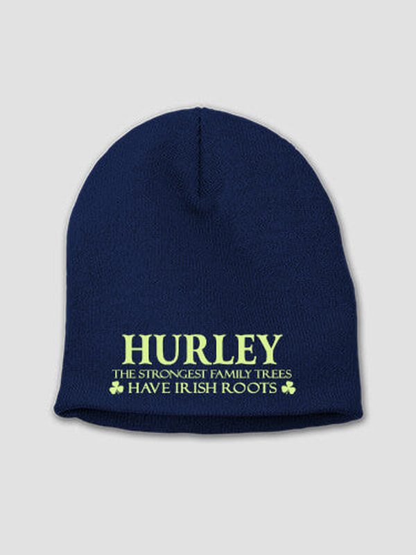Irish Roots : Embroidered Beanies