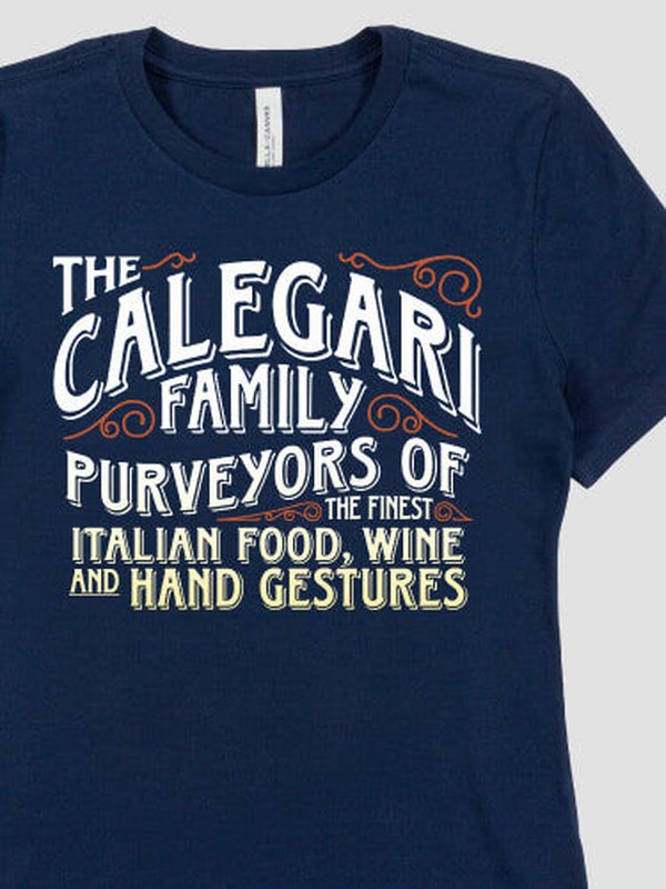 Italian Hand Gestures : Premium Printed T-Shirts