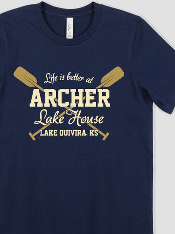 Lake House : Premium Printed T-Shirts