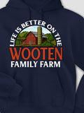 Life Is Better Farm : Printed Hoodies product image 1