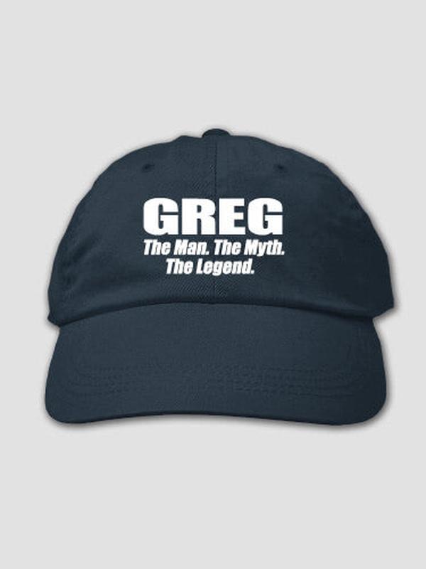 Man Myth Legend : Embroidered Baseball Hats