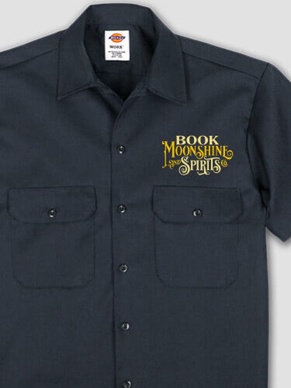 Moonshine and Spirits : Embroidered Work Shirts product image 2
