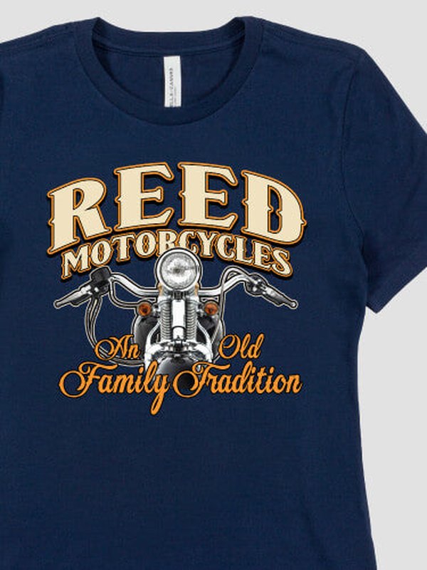 Motorcycle Family Tradition : Premium Printed T-Shirts