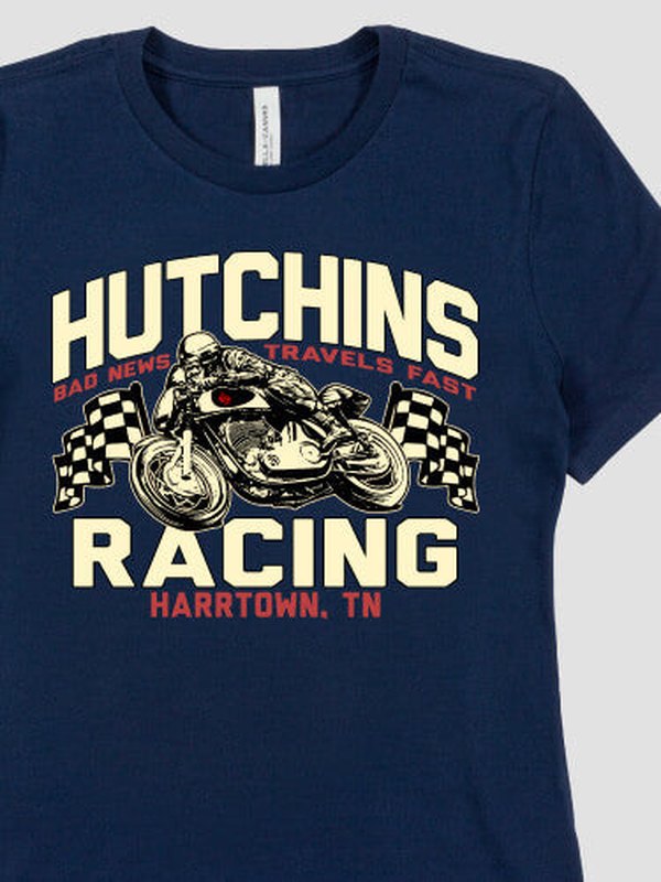 Motorcycle Racing : Premium Printed T-Shirts