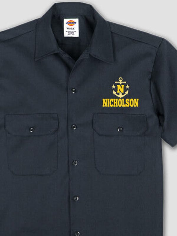 Nautical Monogram : Embroidered Work Shirts product image 1