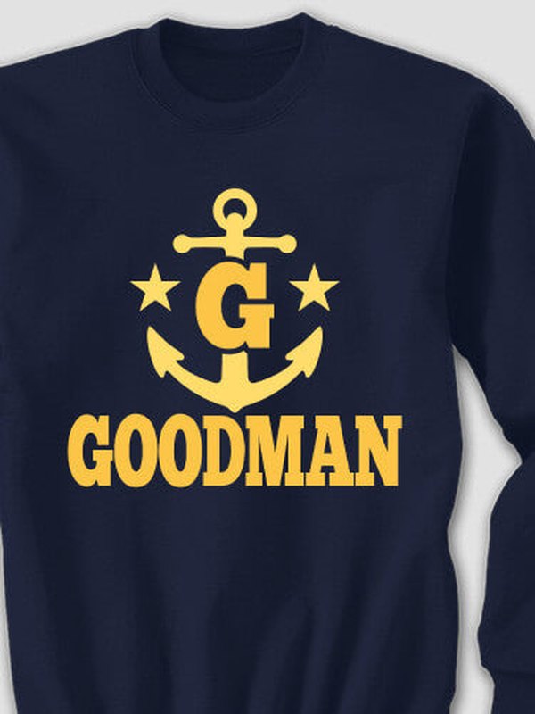 Nautical Monogram : Printed Sweatshirts product image 2