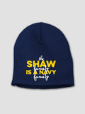 Navy Family : Embroidered Beanies