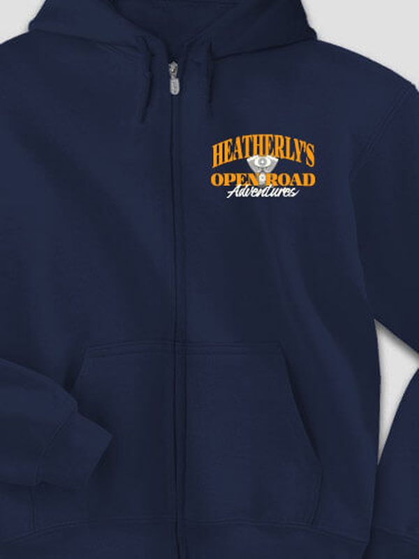 Open Road : Embroidered Zip Hoodies product image 2