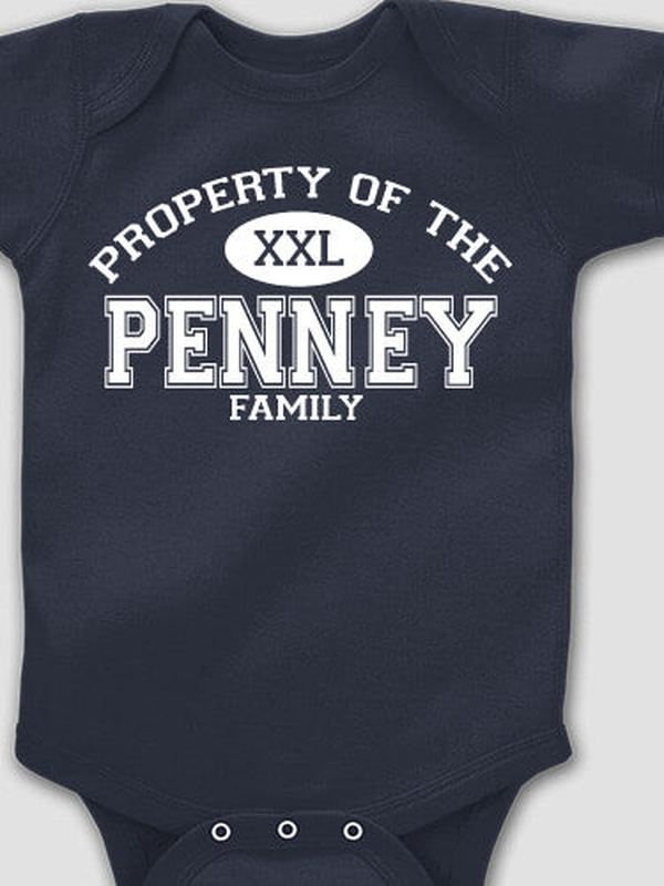 Property of Family : Printed Baby Bodysuits