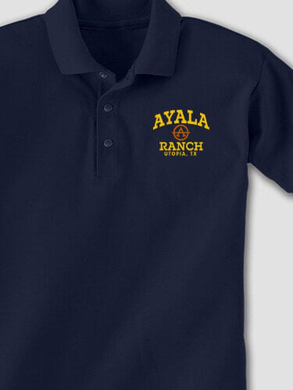 Ranch Monogram : Embroidered Polo Shirts product image 2