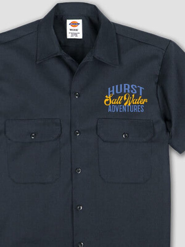 Salt Water Adventures : Embroidered Work Shirts product image 1