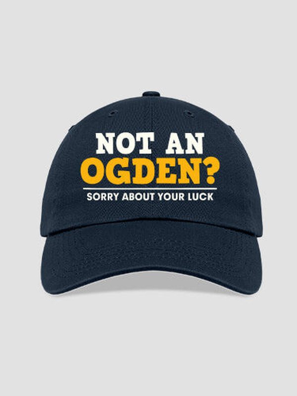 Sorry About Your Luck : Embroidered Baseball Hats