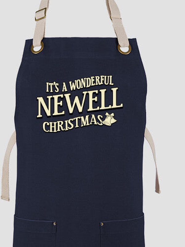 It's A Wonderful Christmas : Printed Canvas Work Aprons