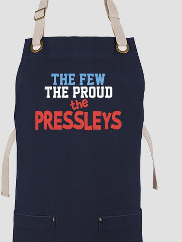 The Few The Proud : Printed Canvas Work Aprons
