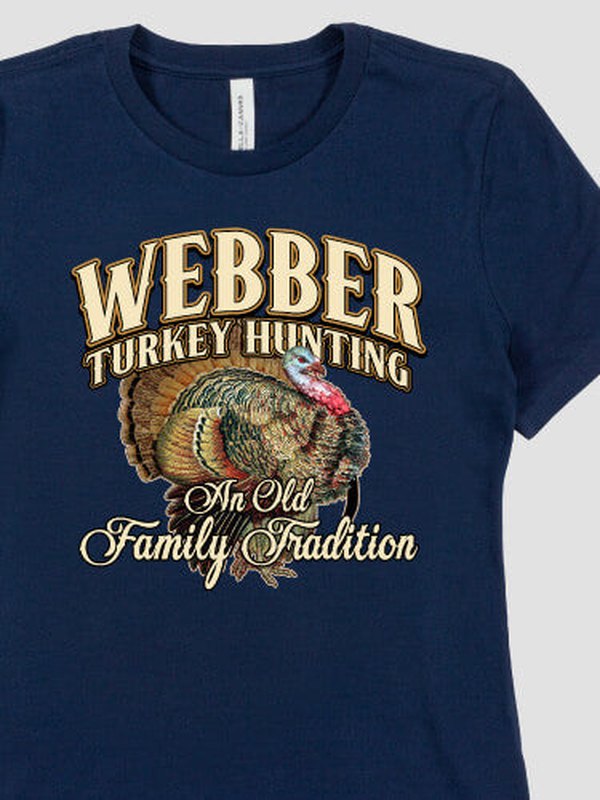 Turkey Hunting Family Tradition : Premium Printed T-Shirts